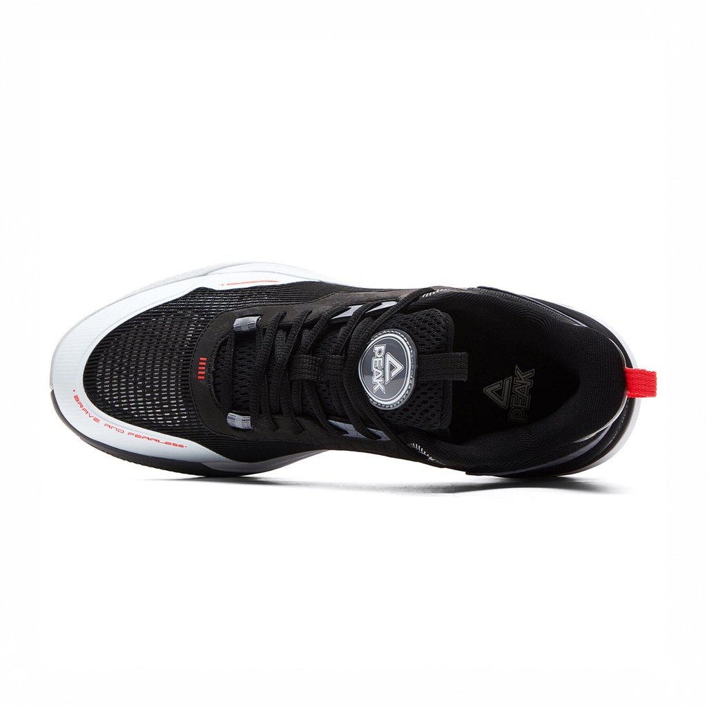 Peak Taichi Basketball Match Shoes-Black/White