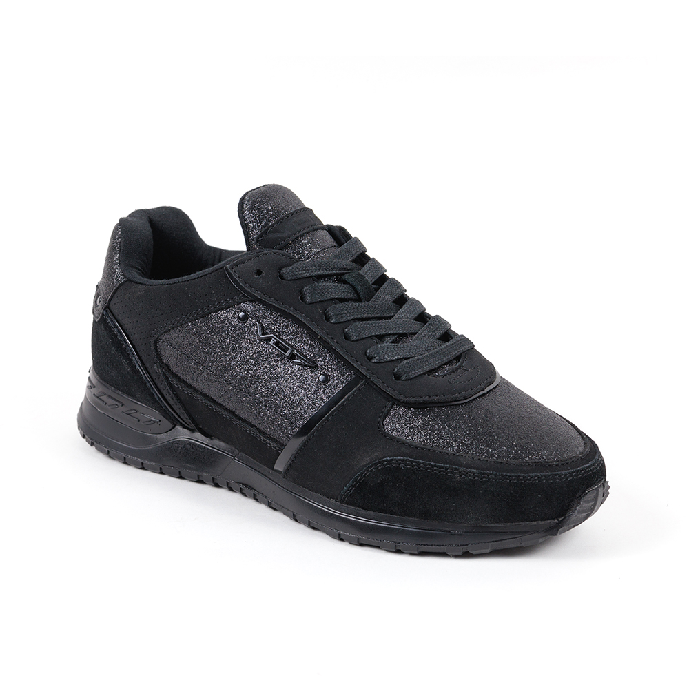 Vo7 Chaussure Casual Milan Glitter Homme Noir