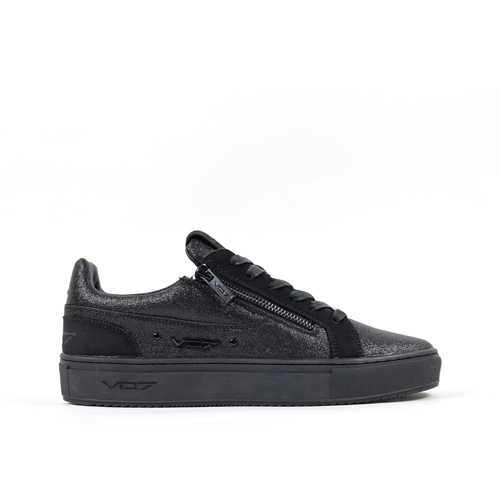 Vo7 Baskets De Luxe Roma Glitter Homme Noir