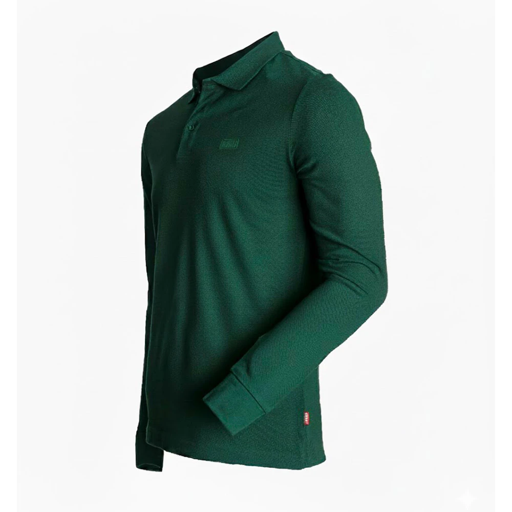 Depart Polo A Manches Hommes Vert