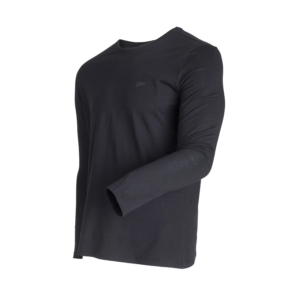 Depart T-Shirt A Manches Hommes Noir