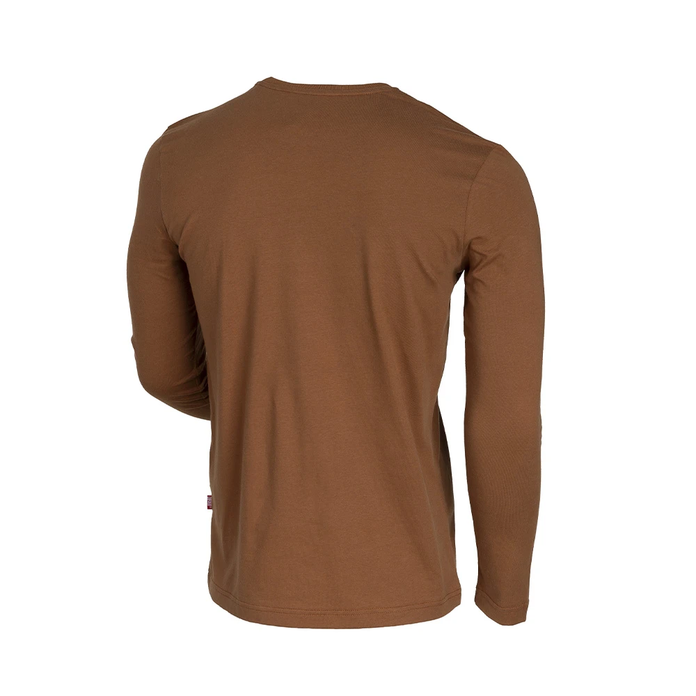 Depart T-Shirt A Manches Hommes Marron