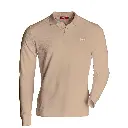 Depart Polo A Manches Hommes Beige