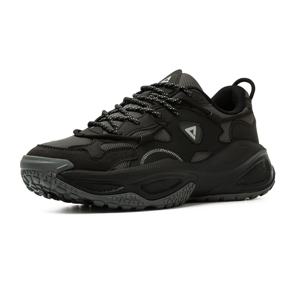Peak Taichi Retro Casual Shoes-Black/Magnetic Grey Black/Magnetic Grey
