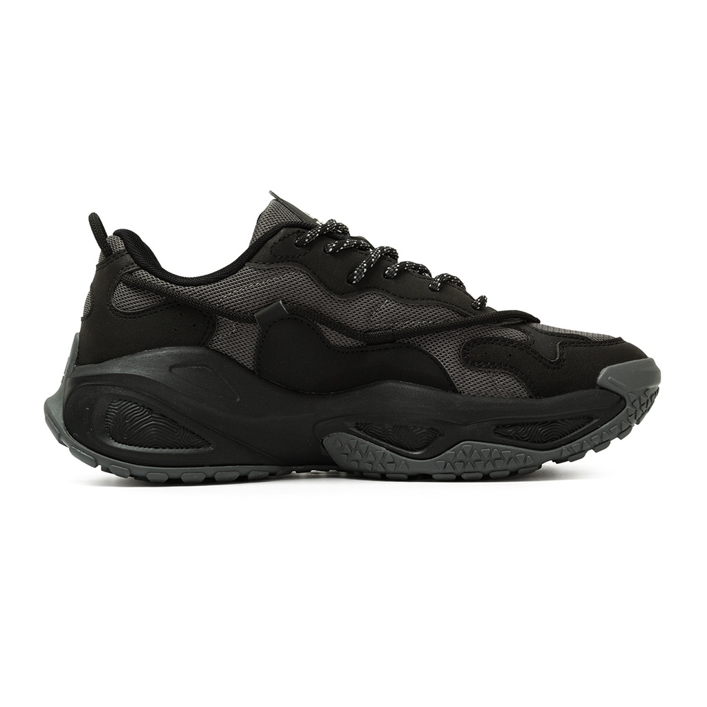 Peak Taichi Retro Casual Shoes-Black/Magnetic Grey Black/Magnetic Grey
