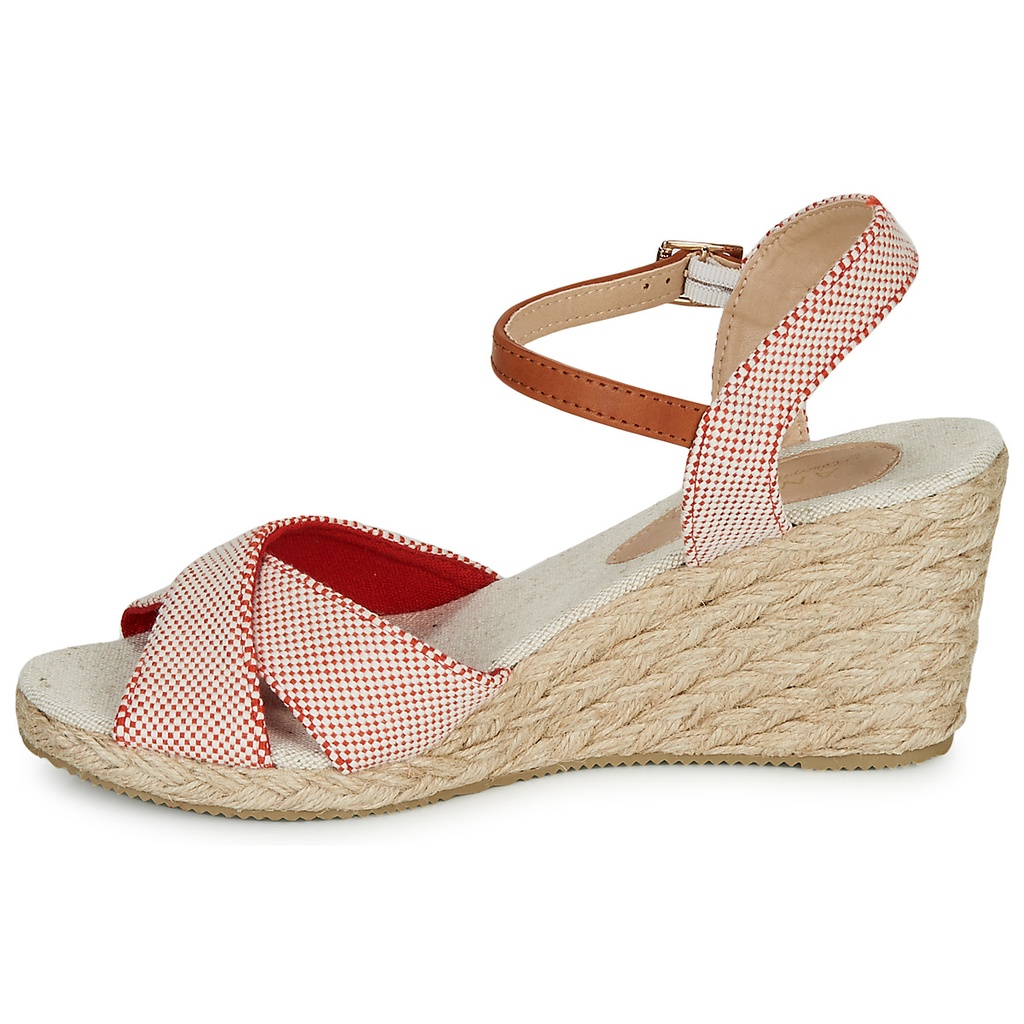 Andre Sandales
 Femme Pauletta Textile Rouge