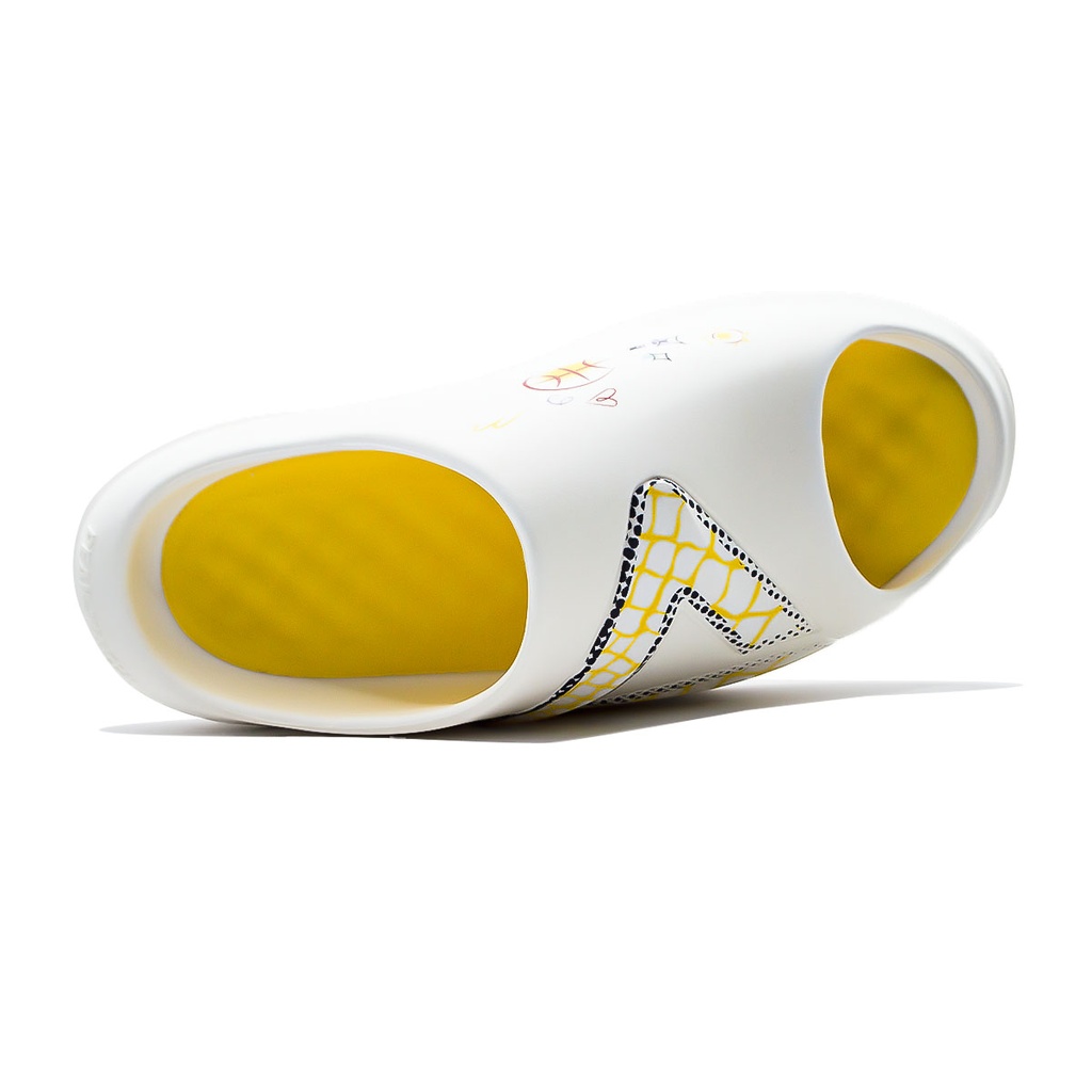 Peak Taichi Sports Slippers White/Yellow