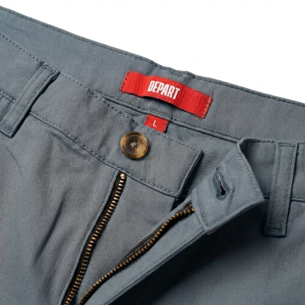 DEPART SHORT HOMME COTON GRIS