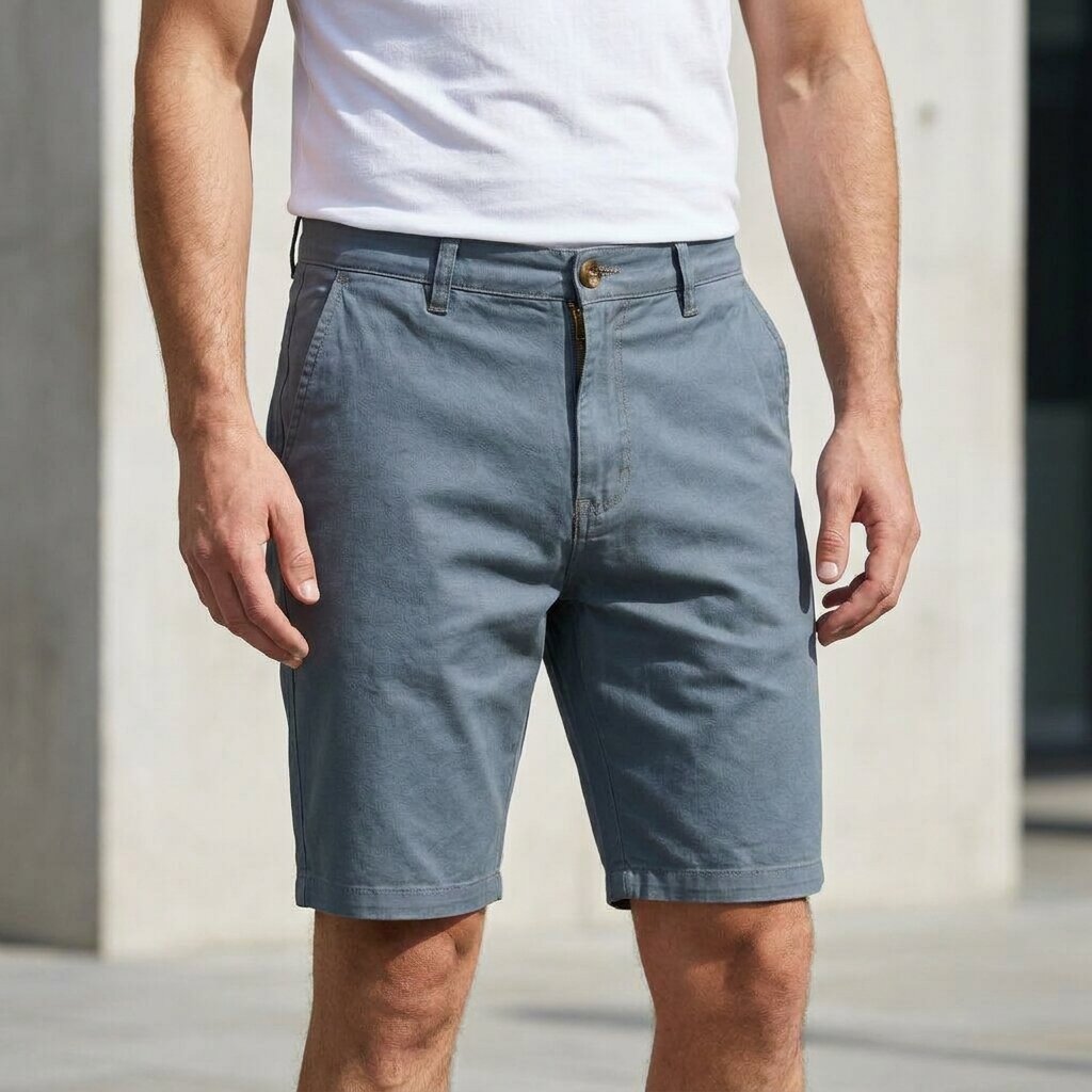DEPART SHORT HOMME COTON GRIS