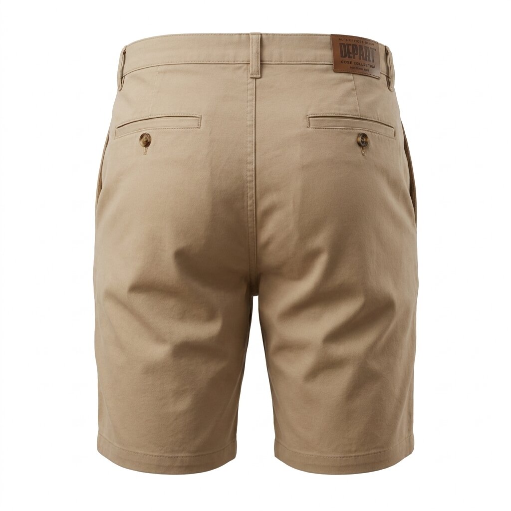 DEPART SHORT HOMME COTON BEIGE