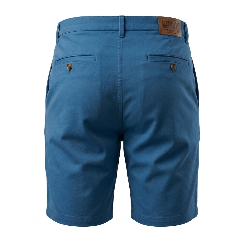 DEPART SHORT HOMME COTON BLEU
