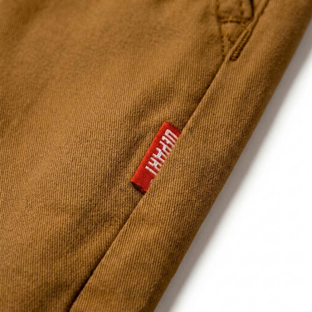 DEPART SHORT HOMME COTON MARRON