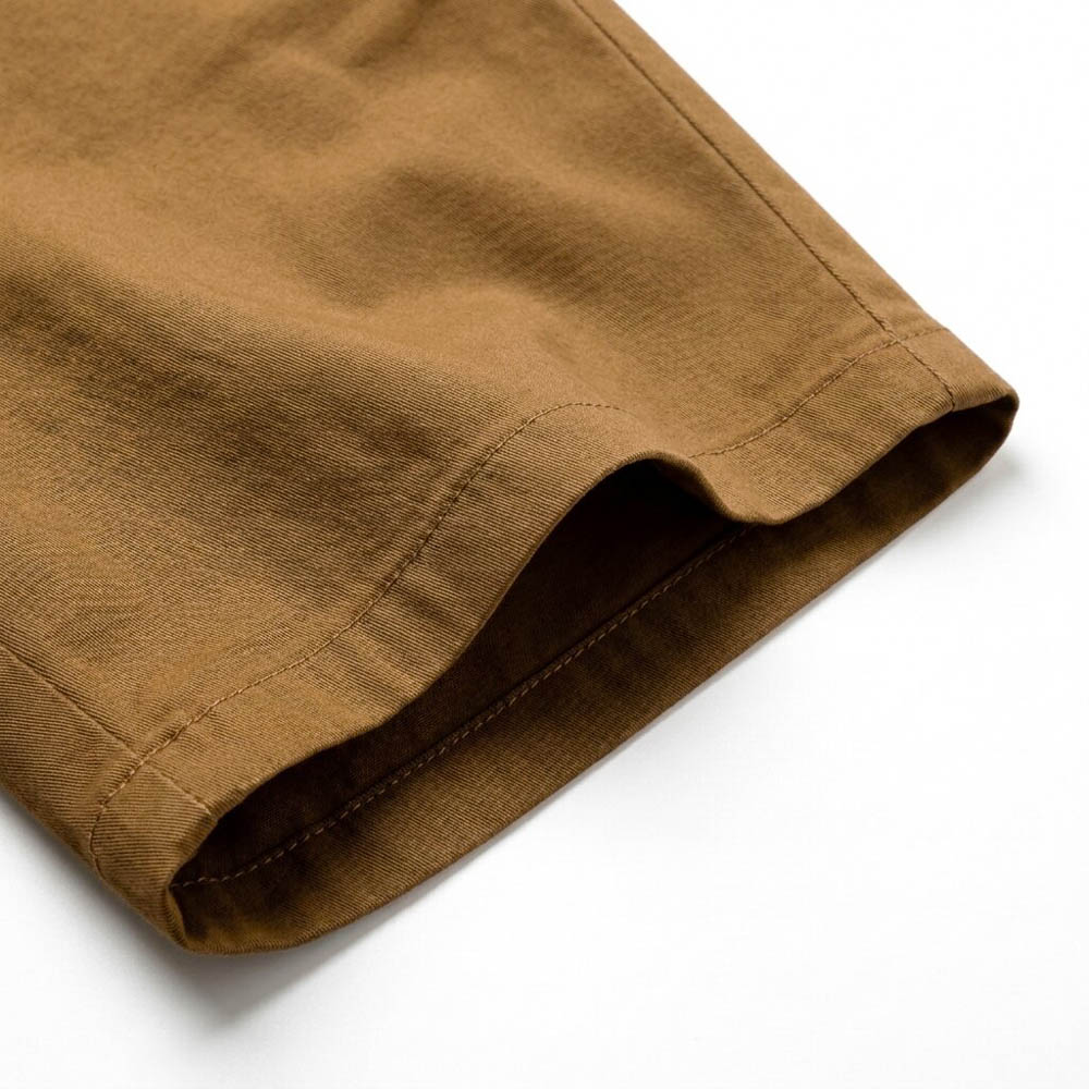 DEPART SHORT HOMME COTON MARRON