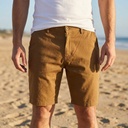 DEPART SHORT HOMME COTON MARRON