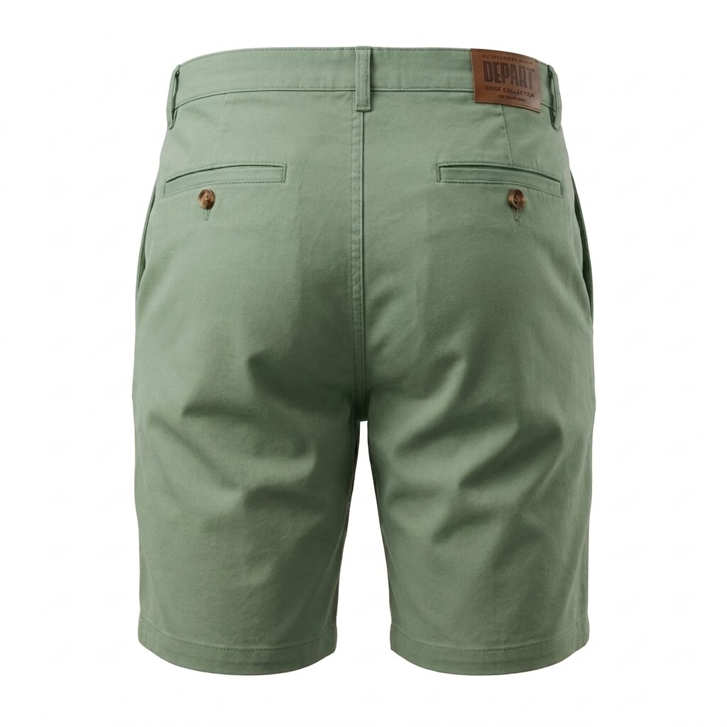 DEPART SHORT HOMME COTON KHAKI