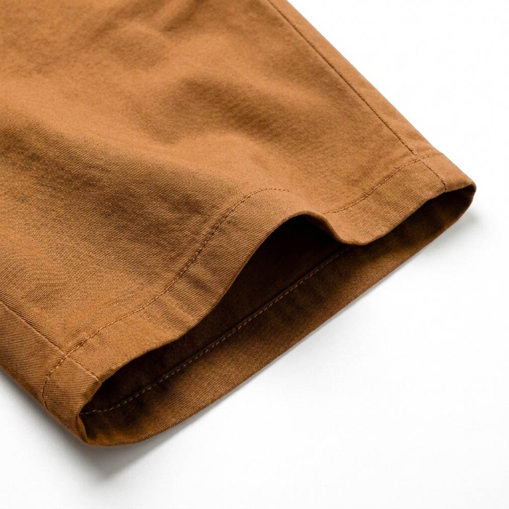 DEPART SHORT HOMME COTON MARRON