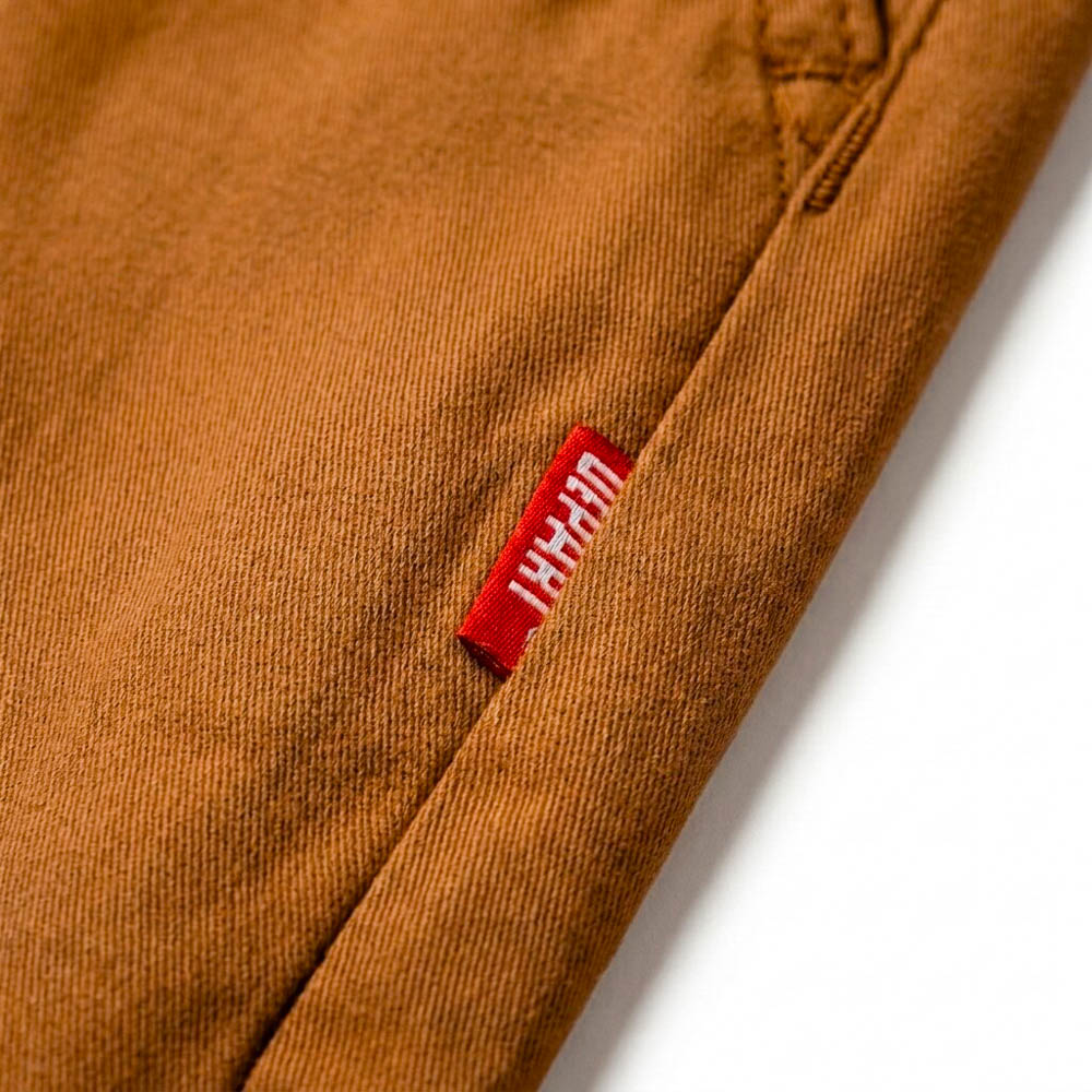 DEPART SHORT HOMME COTON MARRON
