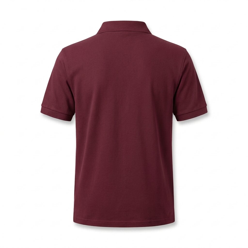 DEPART POLO HOMME COTON BORDEAUX