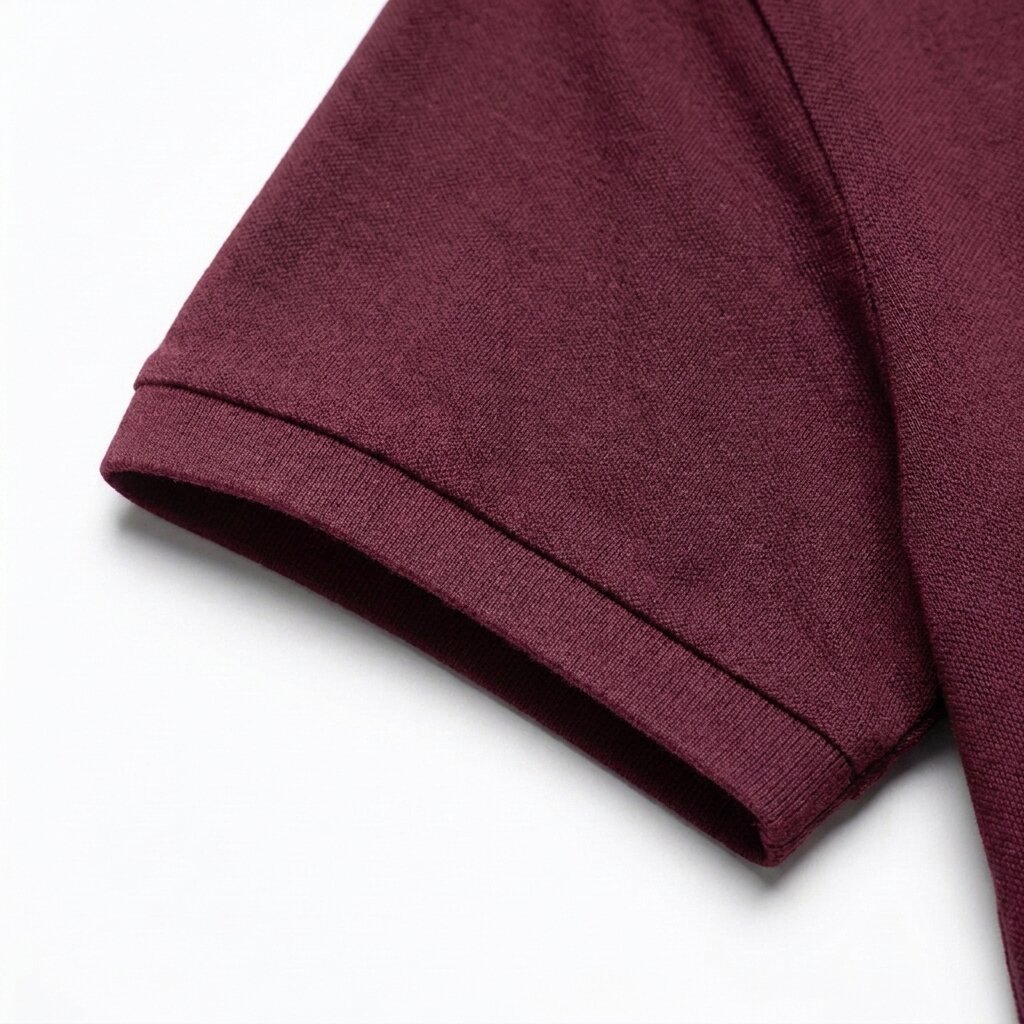 DEPART POLO HOMME COTON BORDEAUX