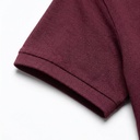 DEPART POLO HOMME COTON BORDEAUX