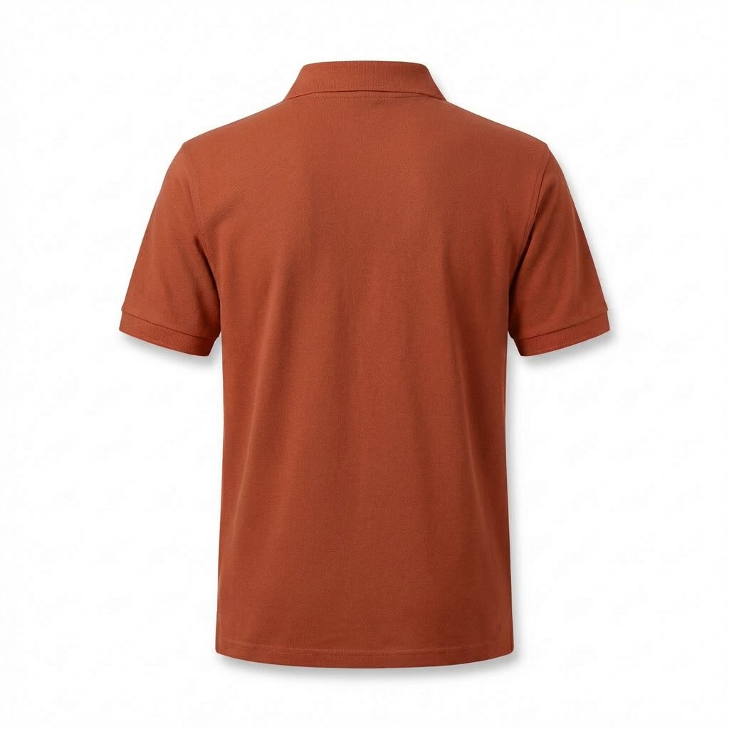 DEPART POLO HOMME COTON ORANGE