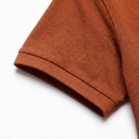DEPART POLO HOMME COTON ORANGE