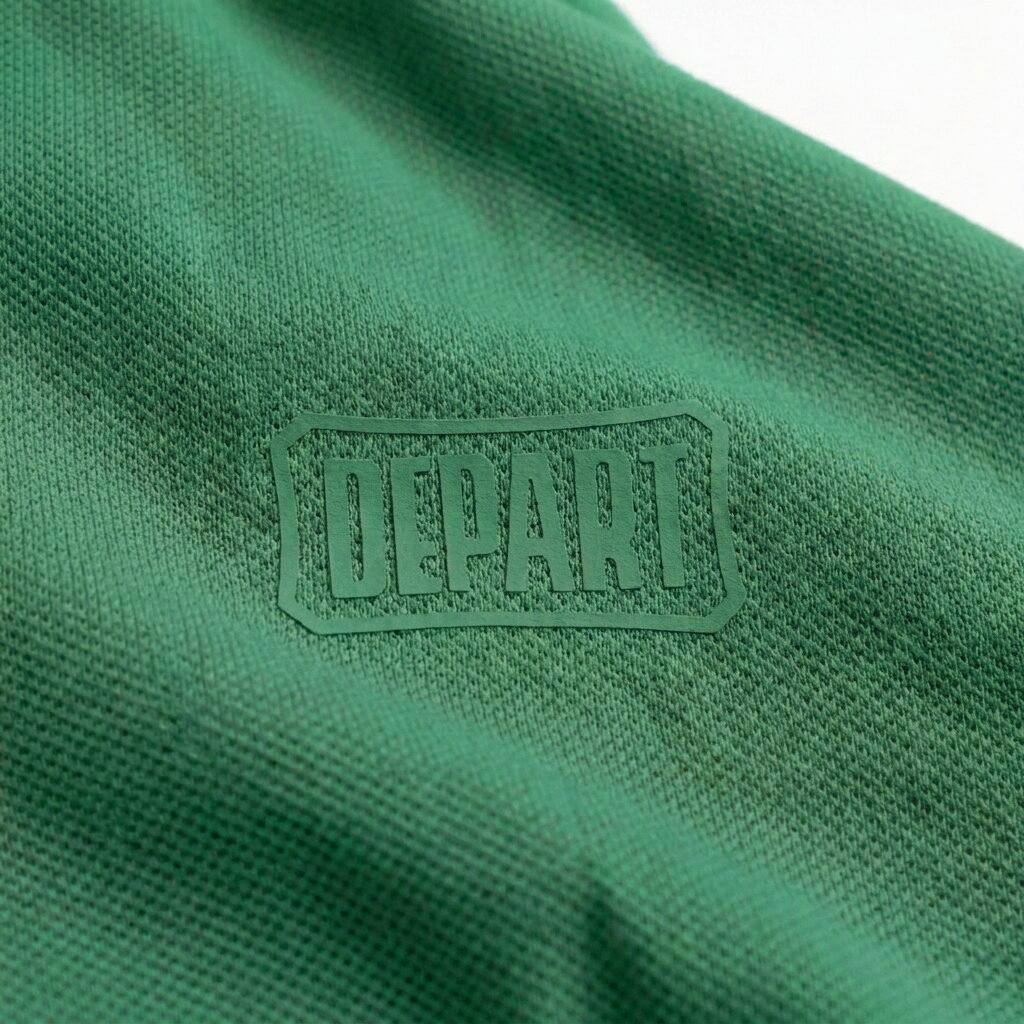 DEPART POLO HOMME COTON VERT