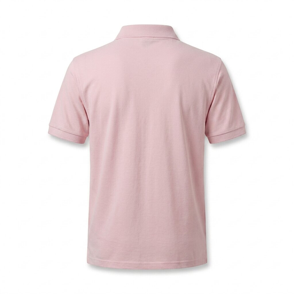 DEPART POLO HOMME COTON ROSE