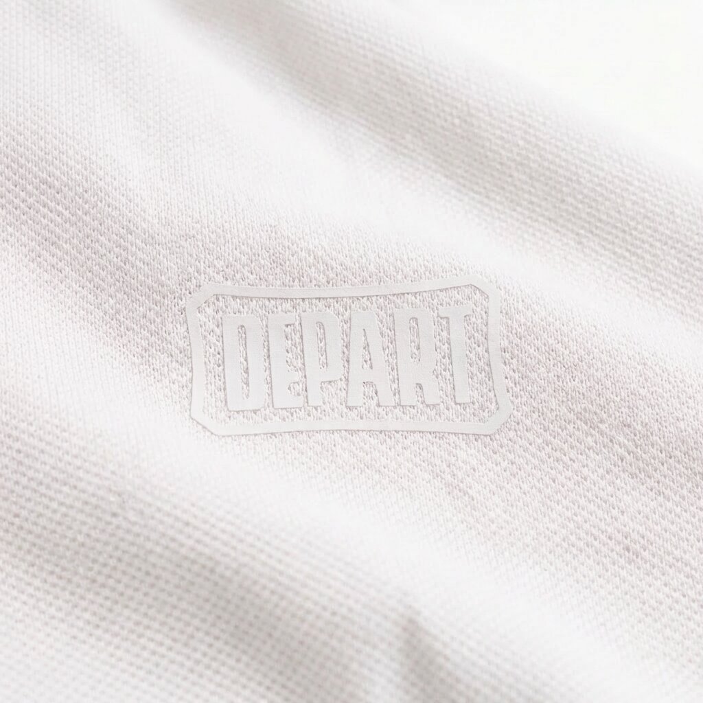 DEPART POLO HOMME COTON BLANC