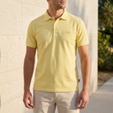 DEPART POLO HOMME COTON JAUNE