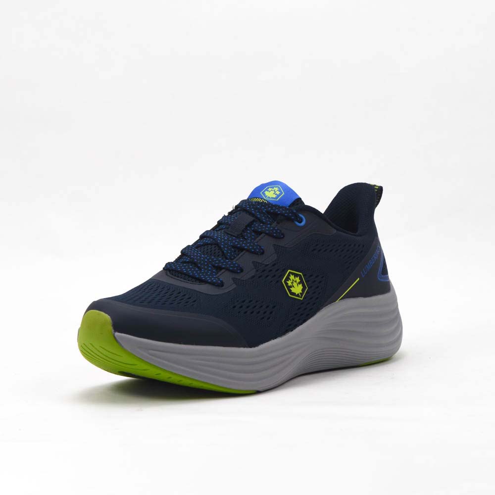 LUMBERJACK BASKET FADET HOMME BLEU