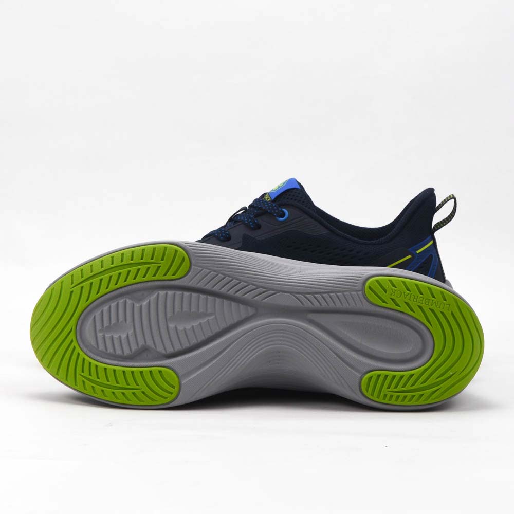 LUMBERJACK BASKET FADET HOMME BLEU