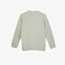 Peak Round Neck Fleece Sweater Khaki