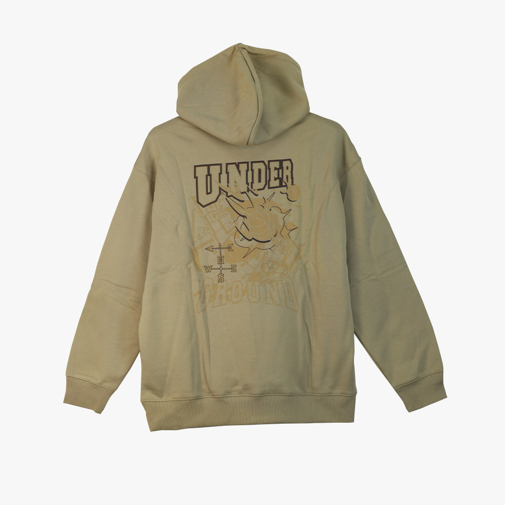 Peak Hoodie Fleece Sweater Lt.Brown