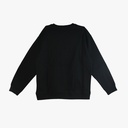 Peak Round Neck Fleece Sweater Black