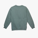 Peak Round Neck Fleece Sweater Blue