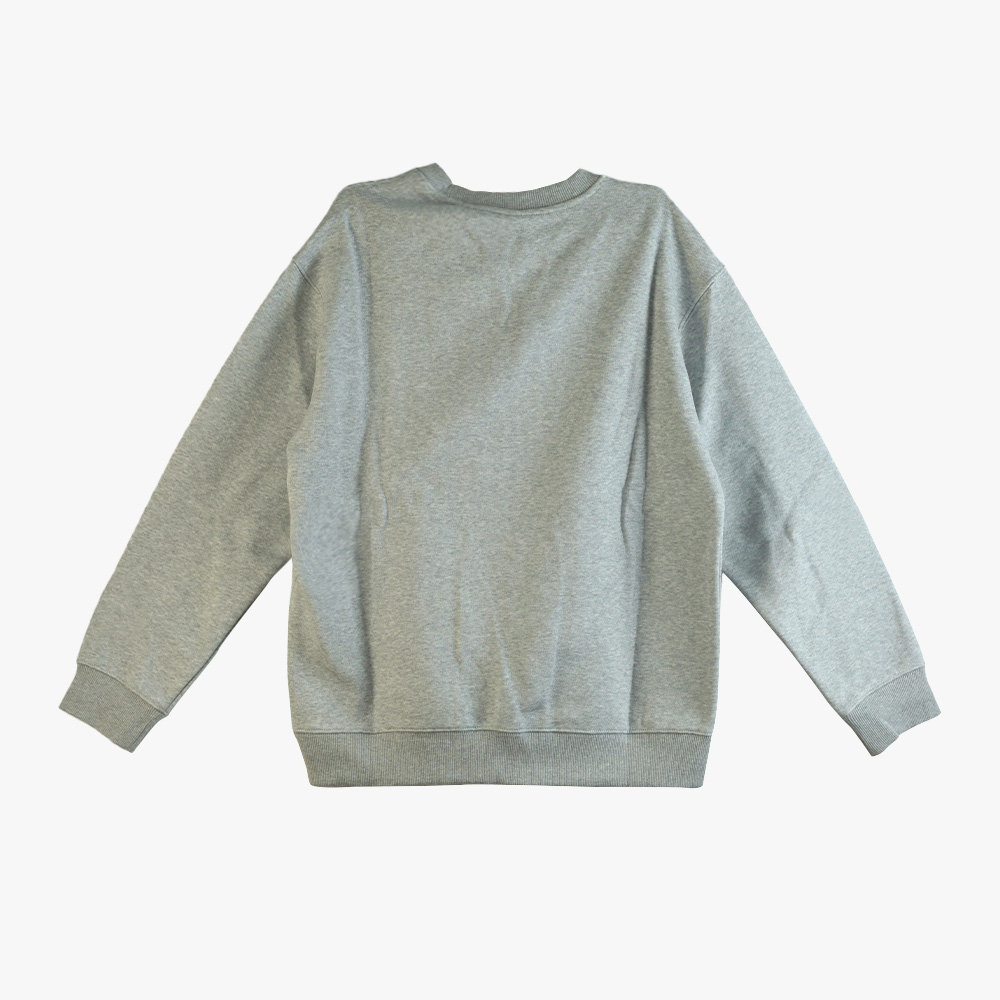 Peak Round Neck Fleece Sweater New Lt.Melange Grey