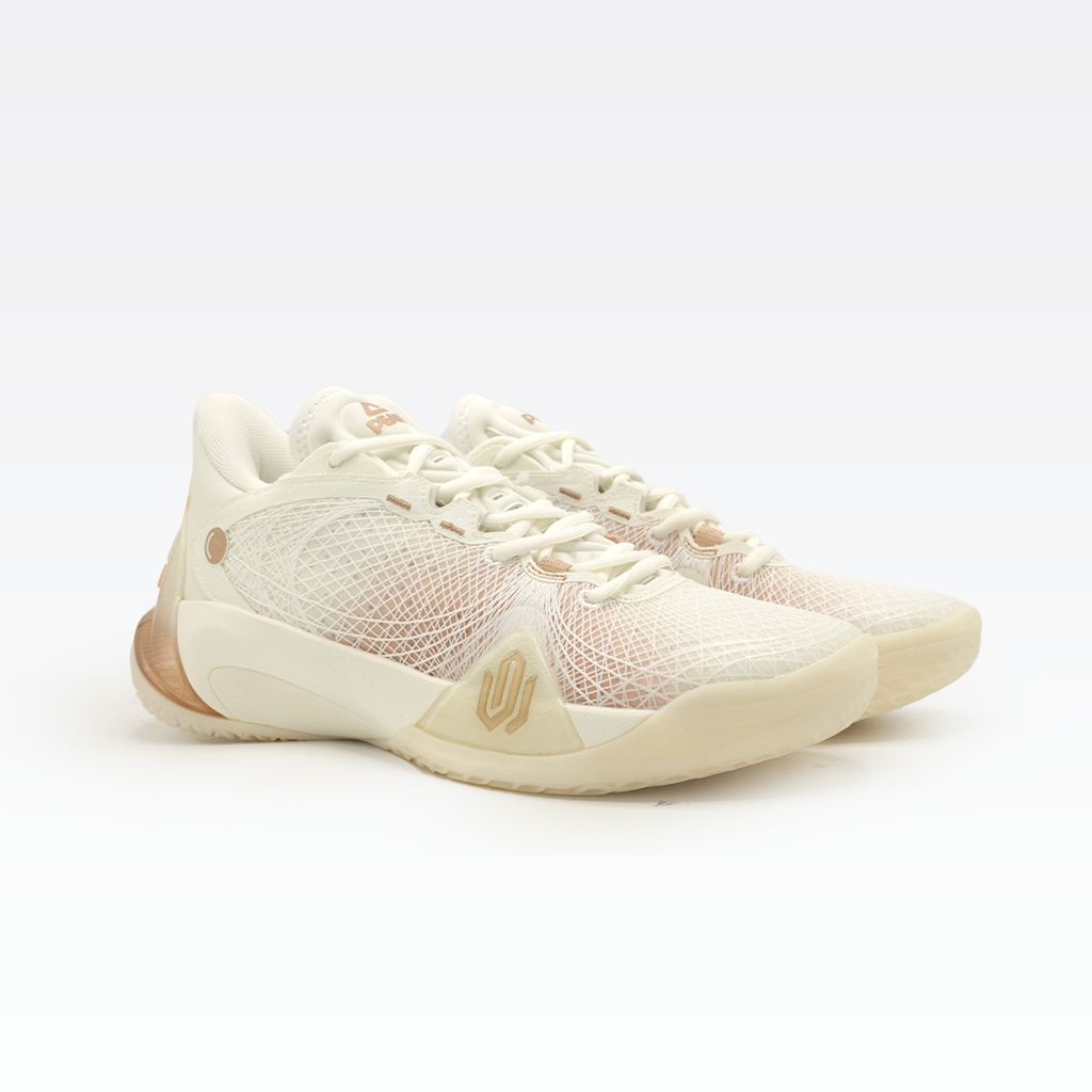 Peak Taichi Basketball Match Shoes White/Champagne Gold
