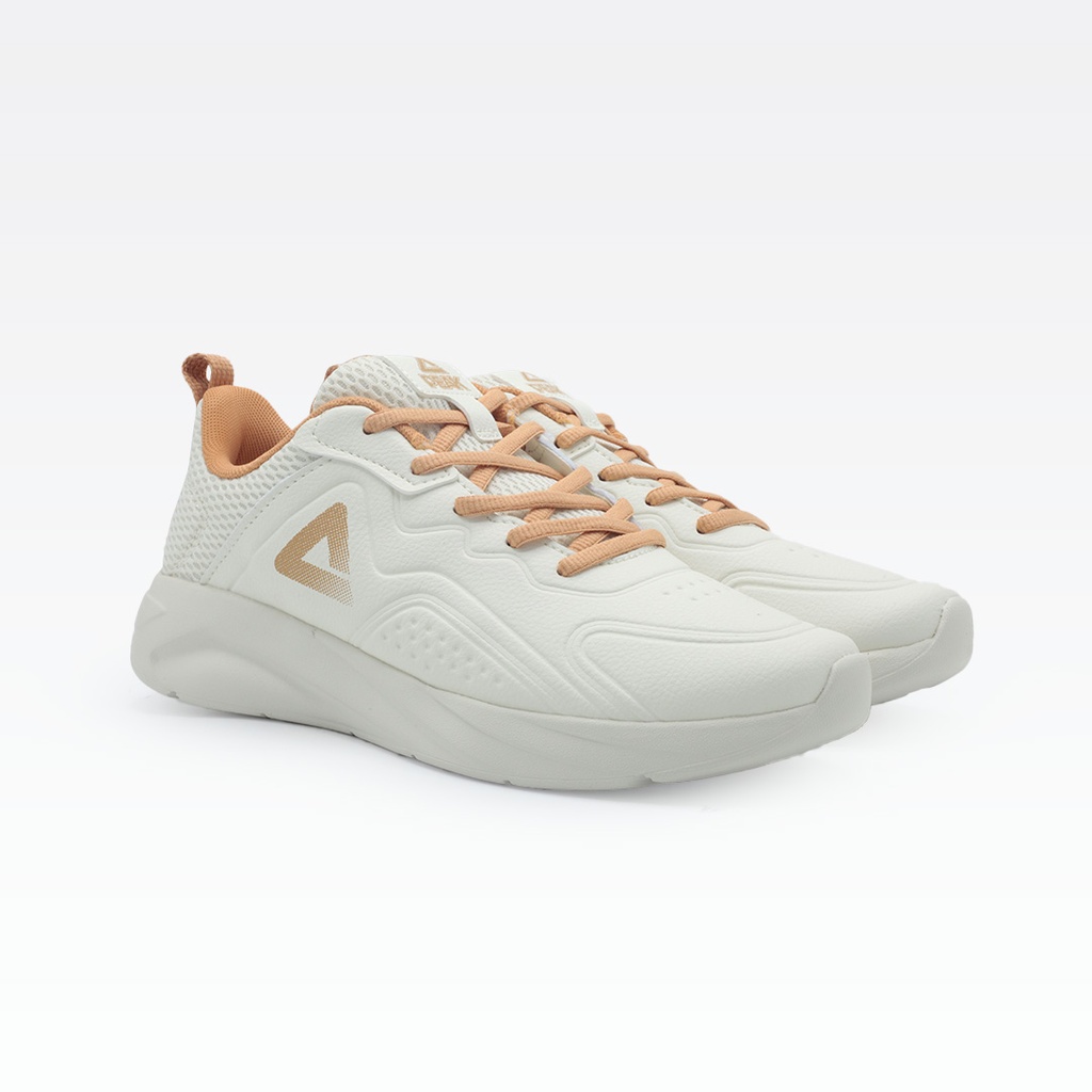 Peak Walking Shoes Off White/Brown