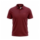 Depart Polo Homme Coton Bordeaux