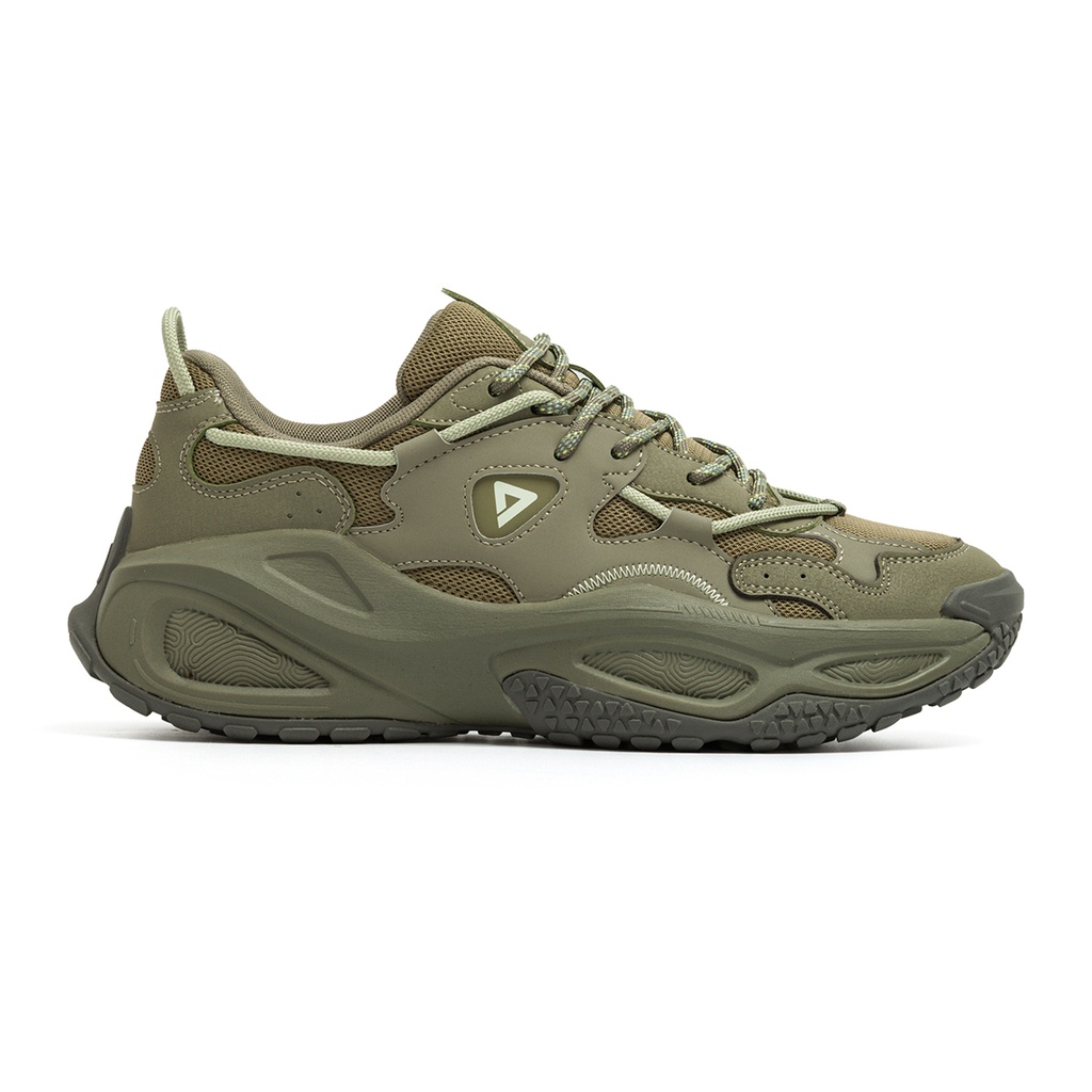 Peak Taichi Retro Casual Shoes-Ash Green