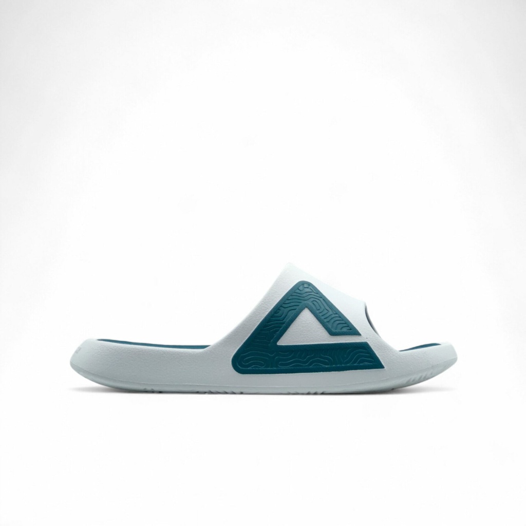 Peak Taichi Slippers Milky White/Dark Green